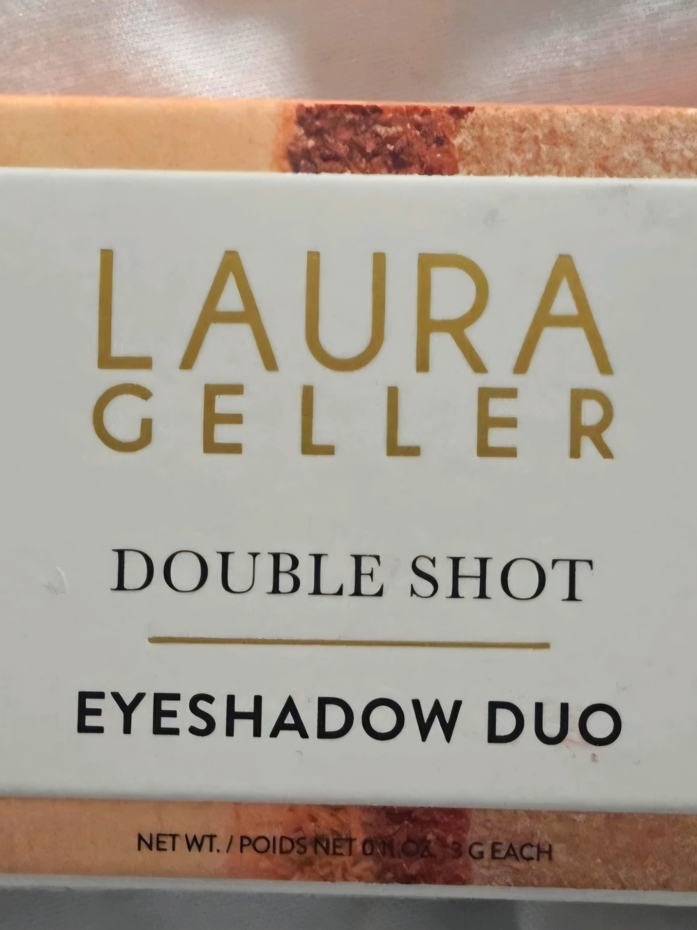 Laura Geller Eyeshadow Duo - Copper & Champagne Sealed In Box